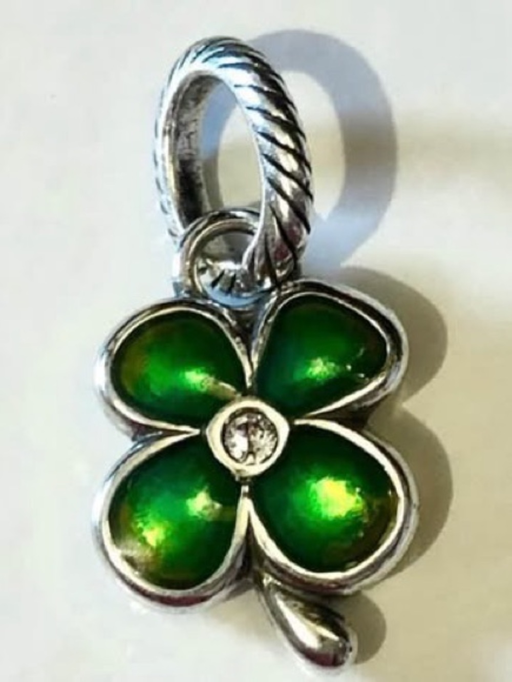 Brighton-Green Four-Leaf Clover Charm